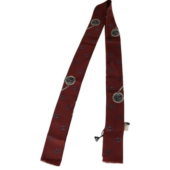Gucci Men's Neck Bow Monogram GG Print Red Color DM4 - Picture 1 of 9